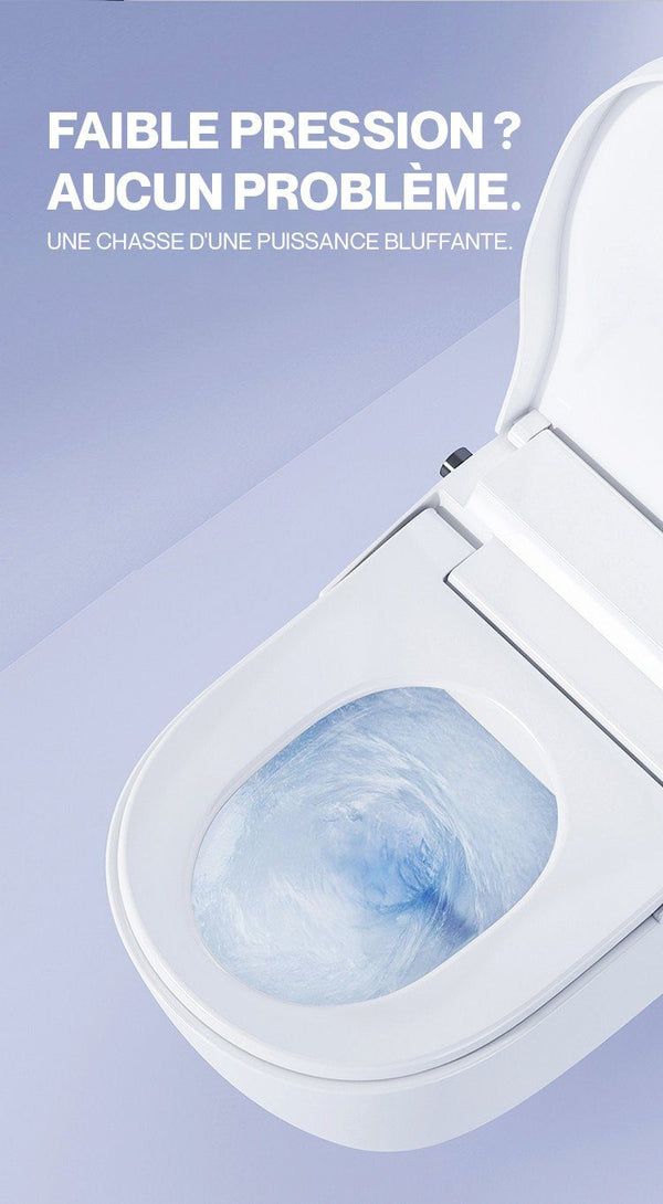 Noble PURE — Toilette japonaise suspendue sans réservoir — détail 4