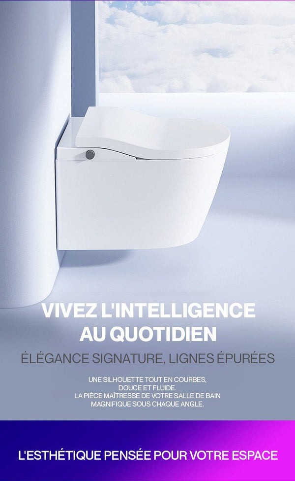 Noble PURE — Toilette japonaise suspendue sans réservoir — détail 6