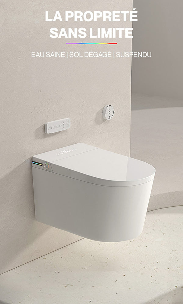 Noble ZEN — Toilette japonaise suspendue compacte, 3 coloris — détail 1