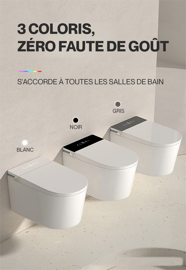 Noble ZEN — Toilette japonaise suspendue compacte, 3 coloris — détail 5