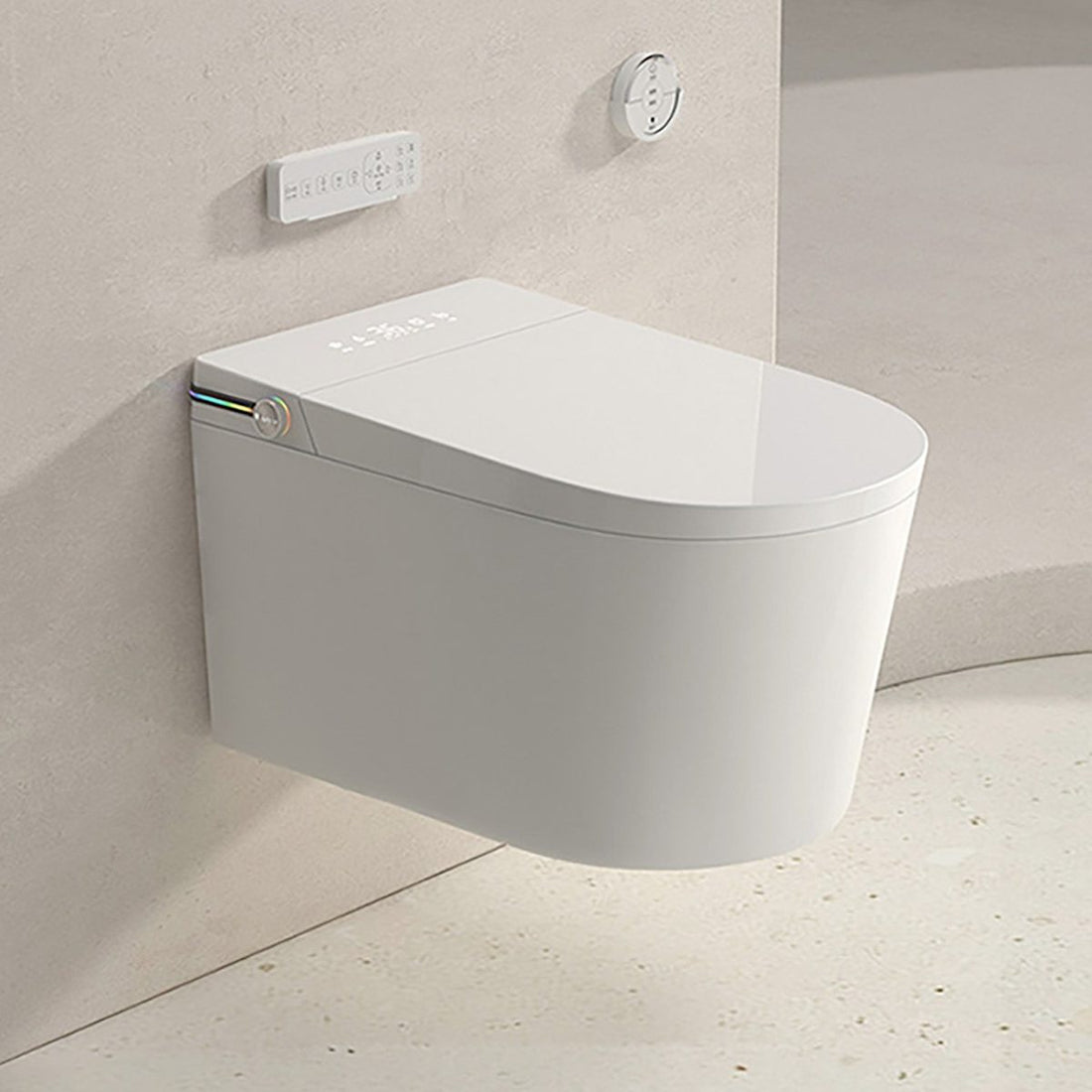 Noble ZEN — Toilette japonaise suspendue compacte, 3 coloris
