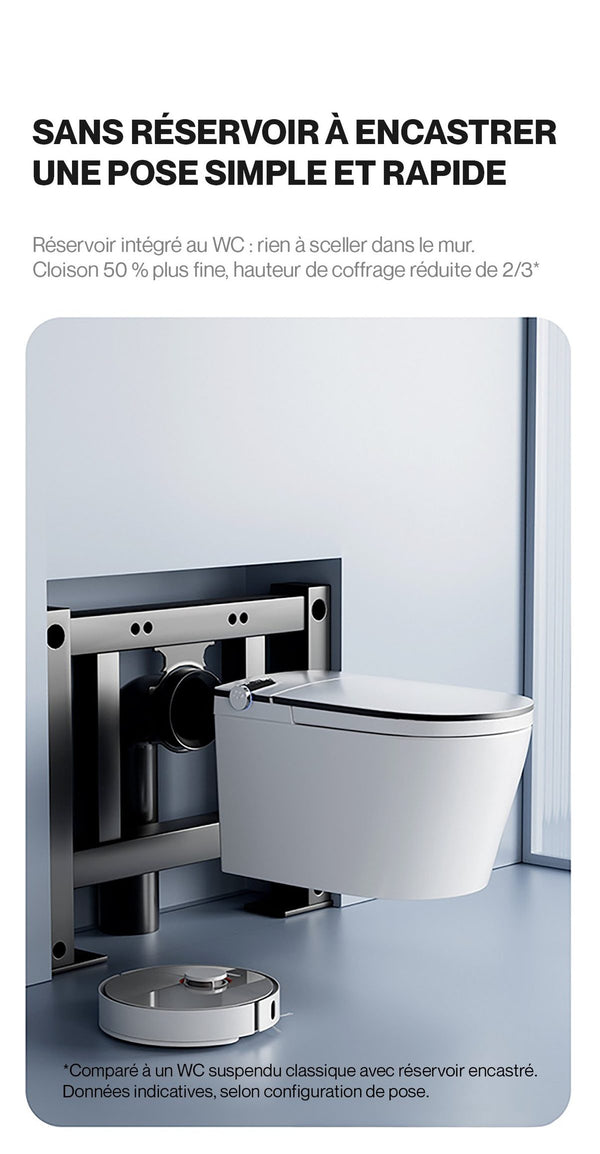 Noble NOVA — Toilette japonaise tout-automatique — détail 3