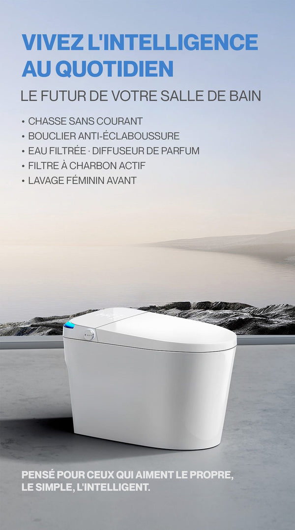 Noble IRIS — Toilette japonaise au sol, 8 coloris — détail 1